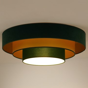 Duolla - LED plafonsko svetlo LUNETA LED/26W/230V fi 60 cm 4000K zeleno/zlatno