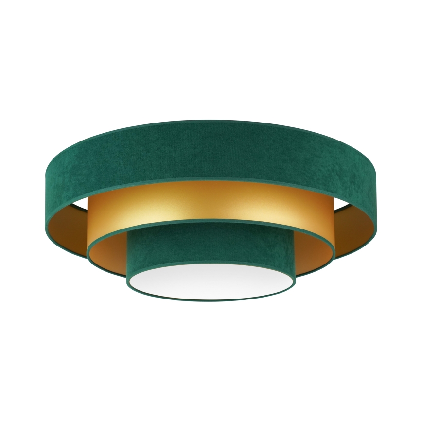 Duolla - LED plafonsko svetlo LUNETA LED/26W/230V fi 60 cm 4000K zeleno/zlatno