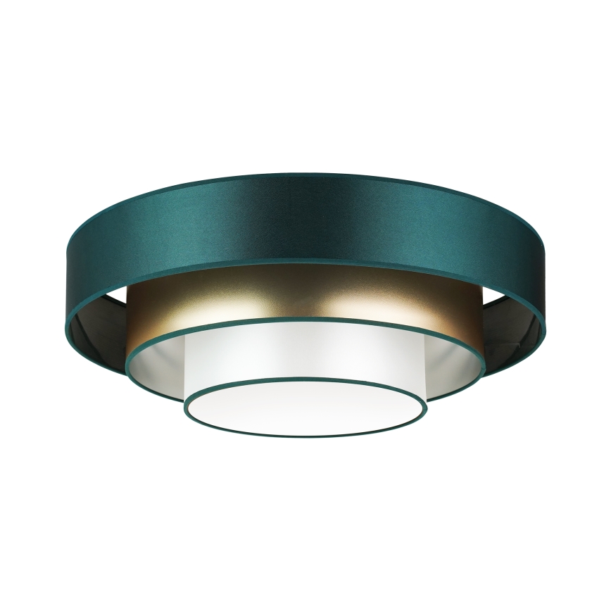 Duolla - LED plafonsko svetlo LUNETA LED/26W/230V prečnika 60 cm 4000K zelena/zlatna/bela