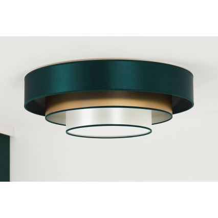 Duolla - LED plafonsko svetlo LUNETA LED/26W/230V prečnika 60 cm 4000K zelena/zlatna/bela