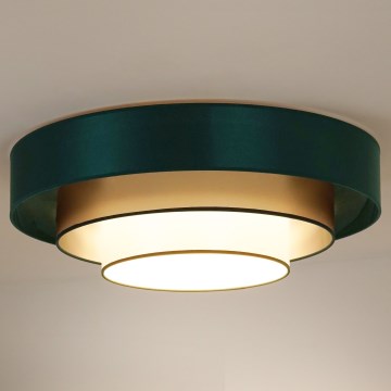Duolla - LED plafonsko svetlo LUNETA LED/26W/230V prečnika 60 cm 4000K zelena/zlatna/bela