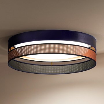 Duolla - LED plafonsko svetlo ROLLER DUO SHINY LED/24W/230V prečnik 45 cm plava/bakrena