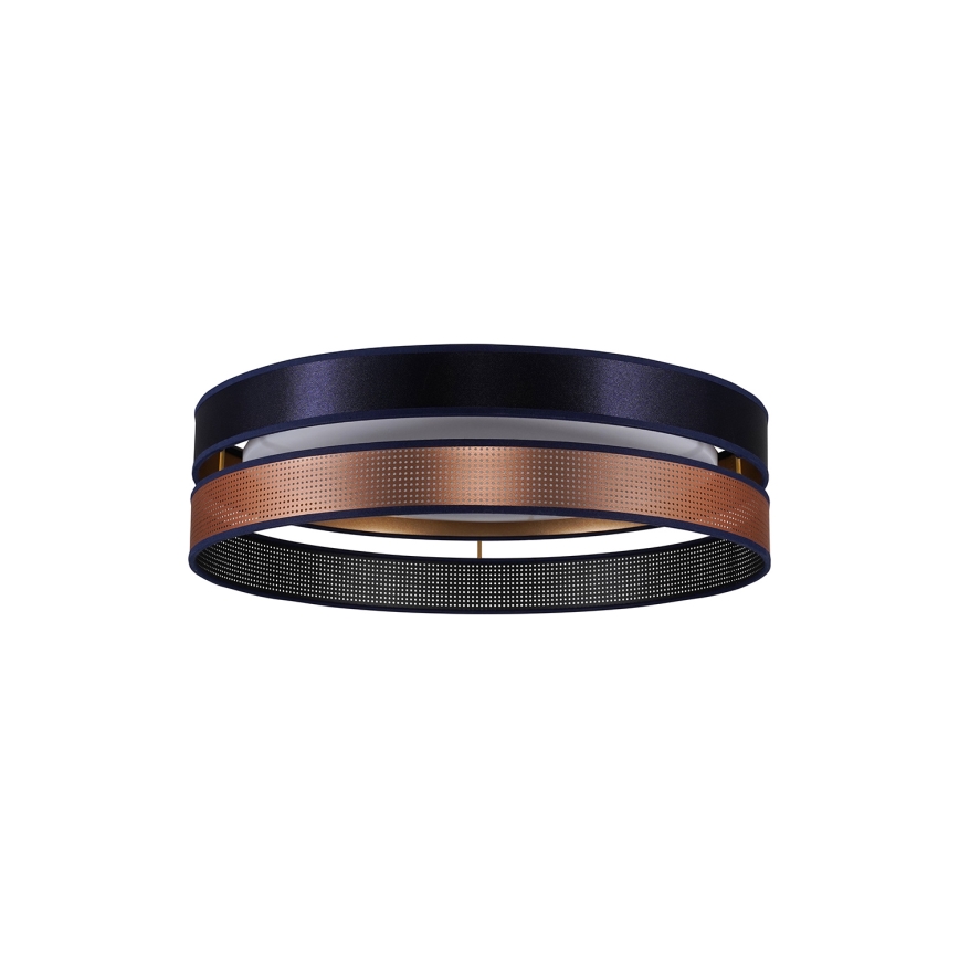 Duolla - LED plafonsko svetlo ROLLER DUO SHINY LED/24W/230V prečnik 45 cm plava/bakrena