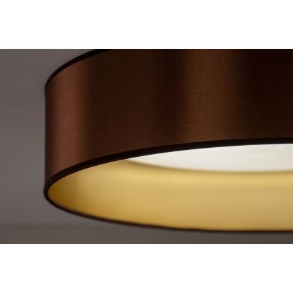 Duolla - LED plafonsko svetlo ROLLER LED/24W/230V, prečnik 45 cm, bakarno/zlatno