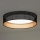 Duolla - LED plafonsko svetlo ROLLER LED/24W/230V, prečnik 45 cm, crna/bakarna