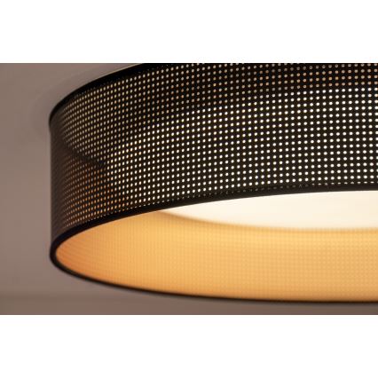 Duolla - LED plafonsko svetlo ROLLER LED/24W/230V, prečnik 45 cm, crna/bakarna
