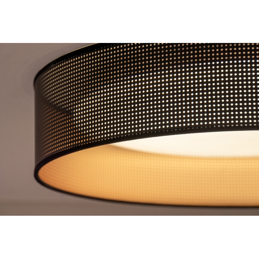Duolla - LED plafonsko svetlo ROLLER LED/24W/230V, prečnik 45 cm, crna/bakarna