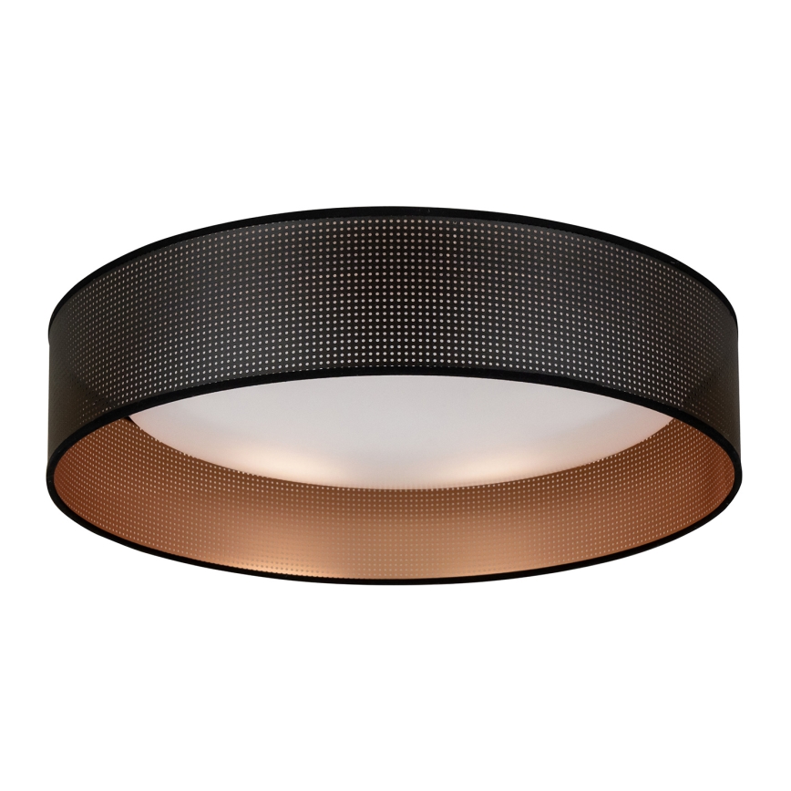 Duolla - LED plafonsko svetlo ROLLER LED/24W/230V, prečnik 45 cm, crna/bakarna