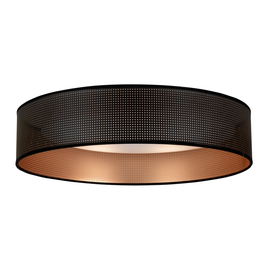 Duolla - LED plafonsko svetlo ROLLER LED/24W/230V, prečnik 45 cm, crna/bakarna