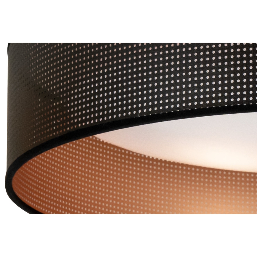 Duolla - LED plafonsko svetlo ROLLER LED/24W/230V, prečnik 45 cm, crna/bakarna