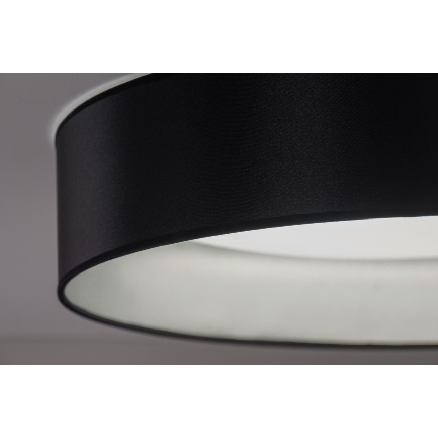 Duolla - LED plafonsko svetlo ROLLER LED/24W/230V prečnik 45 cm crna/srebrna