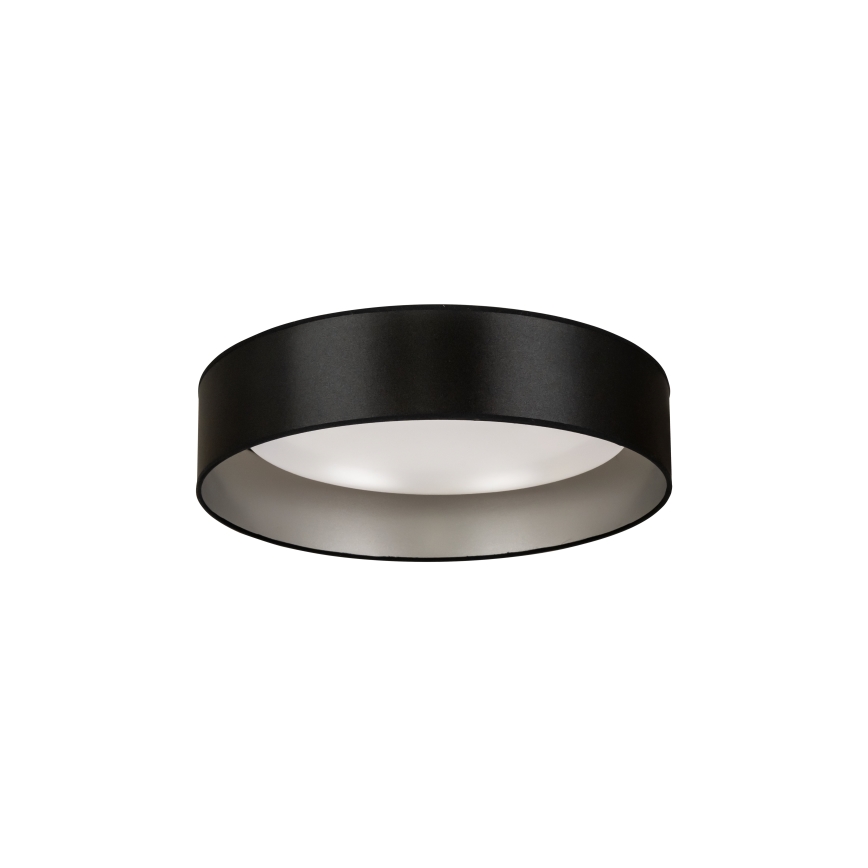 Duolla - LED plafonsko svetlo ROLLER LED/24W/230V prečnik 45 cm crna/srebrna