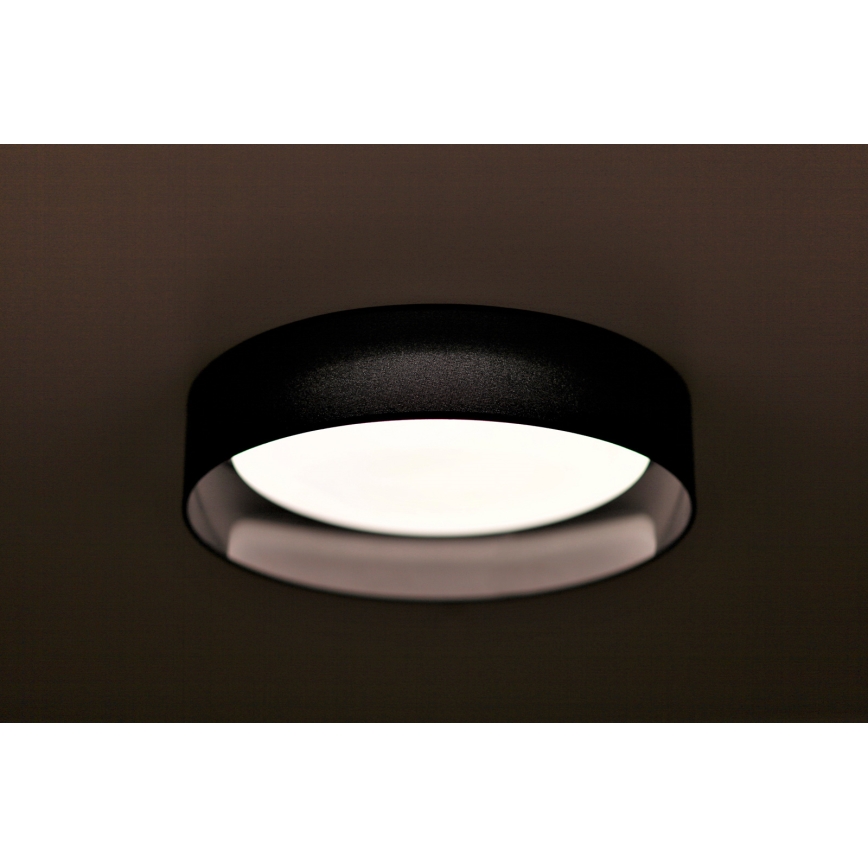 Duolla - LED plafonsko svetlo ROLLER LED/24W/230V prečnik 45 cm crno