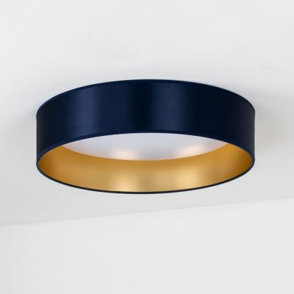 Duolla - LED plafonsko svetlo ROLLER LED/24W/230V prečnik 45 cm plava/zlatna