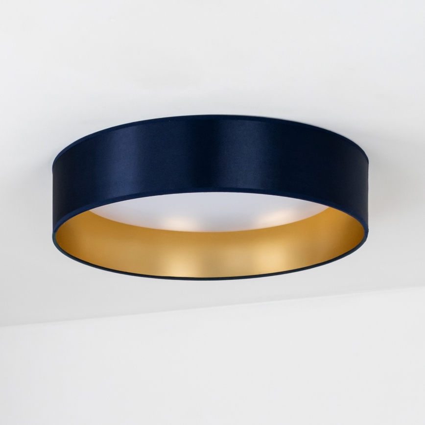Duolla - LED plafonsko svetlo ROLLER LED/24W/230V prečnik 45 cm plava/zlatna