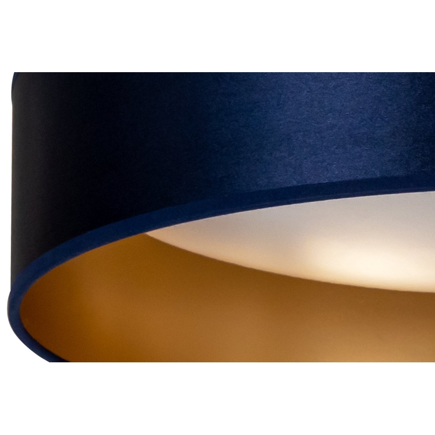 Duolla - LED plafonsko svetlo ROLLER LED/24W/230V prečnik 45 cm plava/zlatna