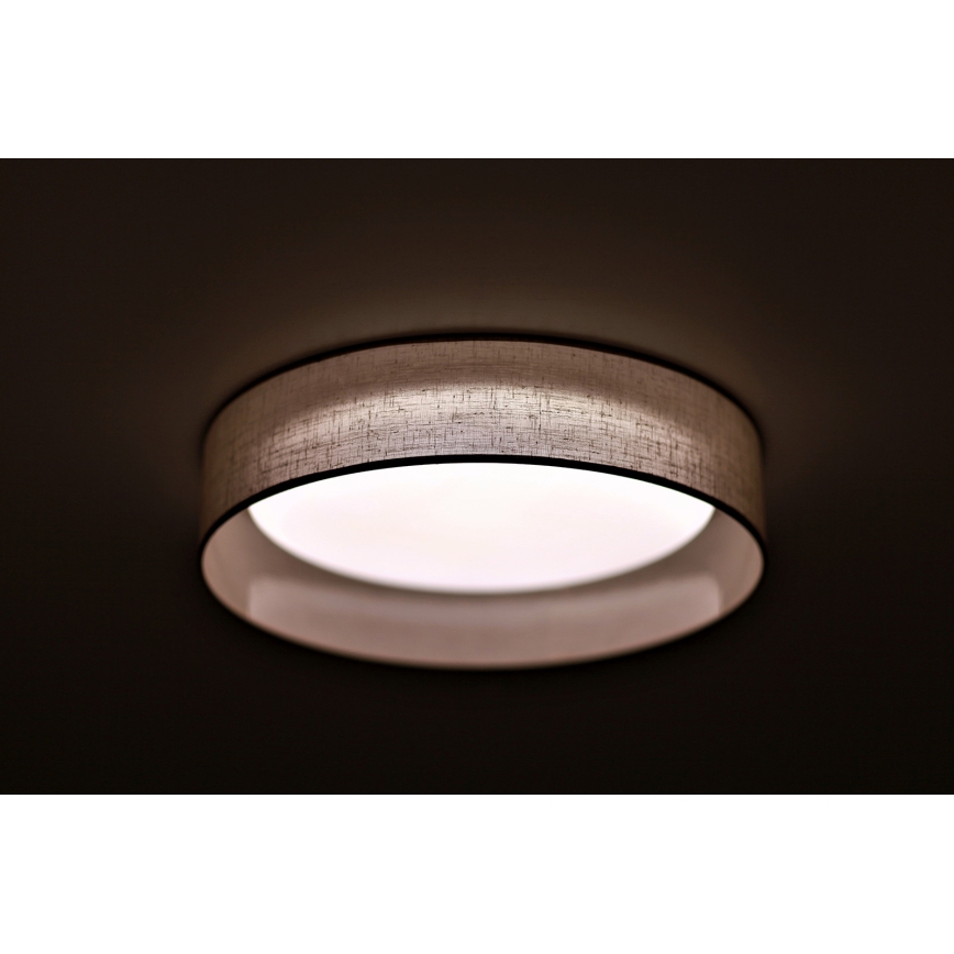 Duolla - LED plafonsko svetlo ROLLER LED/24W/230V, svetlo sive boje, prečnik 45 cm