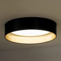 Duolla - LED plafonsko svetlo ROLLER LED/24W/230V Ø 45 cm crna/zlatna