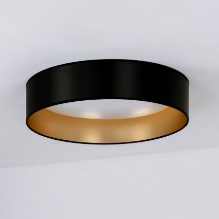 Duolla - LED plafonsko svetlo ROLLER LED/24W/230V Ø 45 cm crna/zlatna