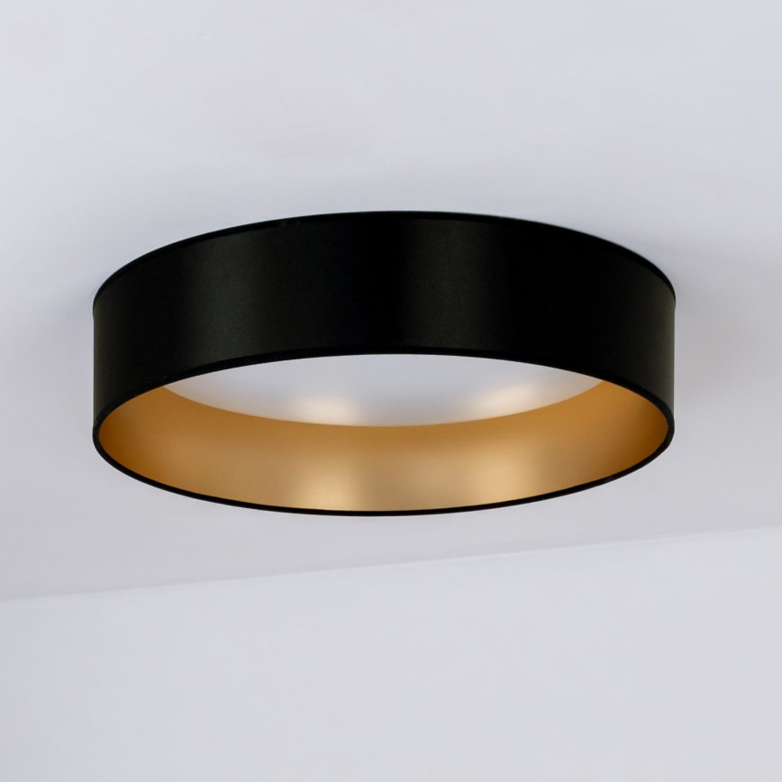 Duolla - LED plafonsko svetlo ROLLER LED/24W/230V Ø 45 cm crna/zlatna