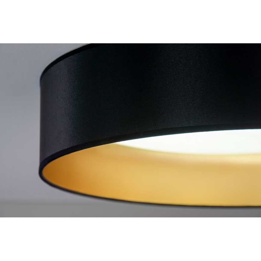 Duolla - LED plafonsko svetlo ROLLER LED/24W/230V Ø 45 cm crna/zlatna