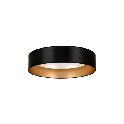 Duolla - LED plafonsko svetlo ROLLER LED/24W/230V Ø 45 cm crna/zlatna