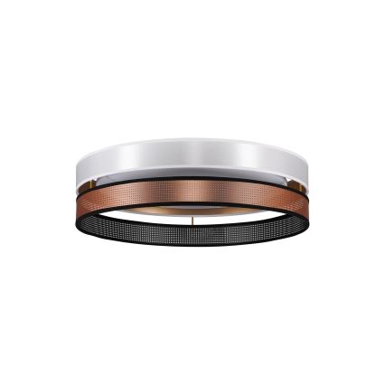 Duolla - LED stropno svetlo ROLLER DUO SHINY LED/24W/230V Ø 45 cm belo/bakarno