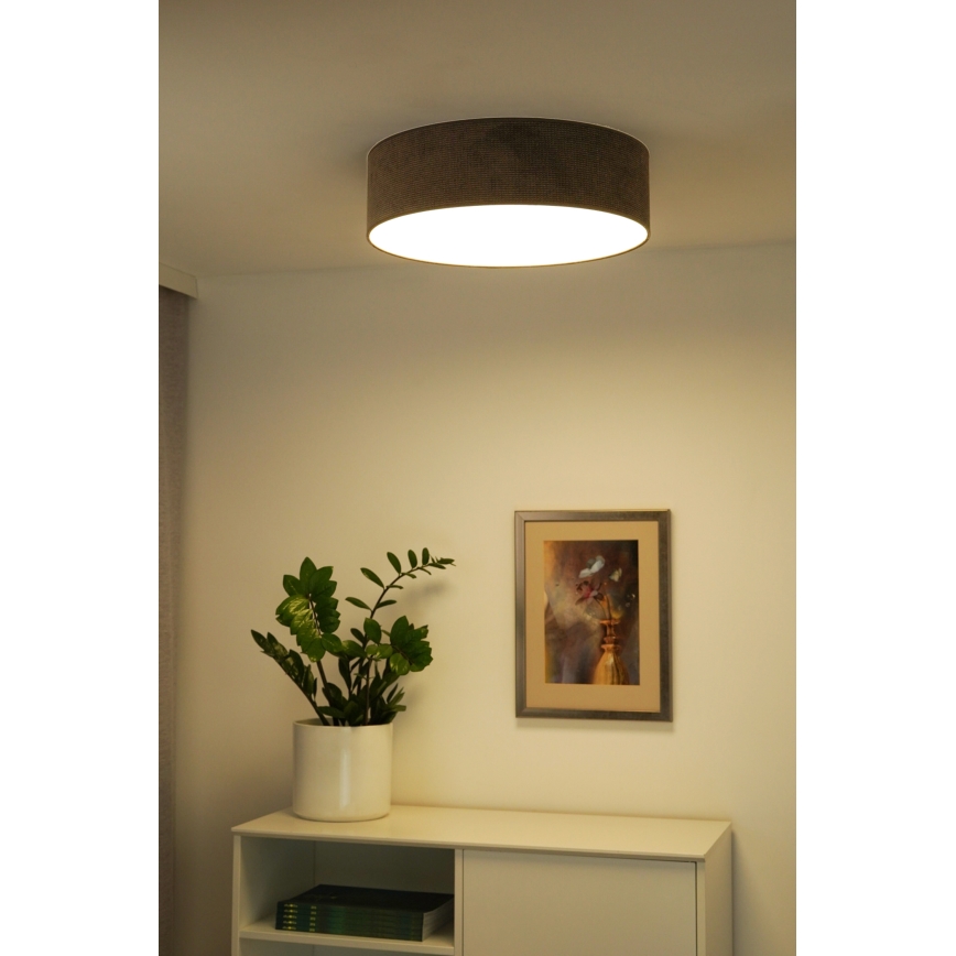 Duolla - LED stropno svetlo CORTINA LED/26W/230V prečnik 30 cm 4000K braon