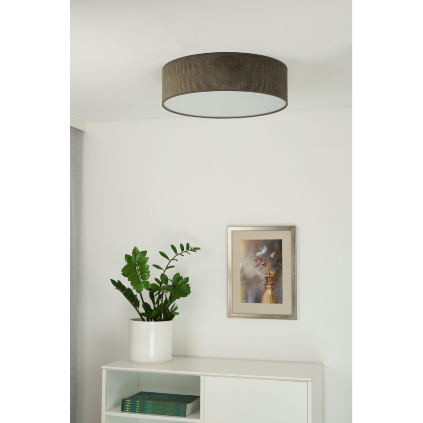 Duolla - LED stropno svetlo CORTINA LED/26W/230V prečnik 30 cm 4000K braon