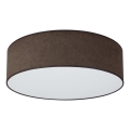 Duolla - LED stropno svetlo CORTINA LED/26W/230V prečnik 45 cm 4000K braon