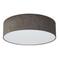 Duolla - LED stropno svetlo CORTINA LED/26W/230V prečnik 45 cm 4000K braon