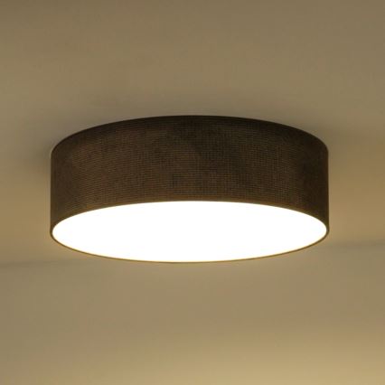 Duolla - LED stropno svetlo CORTINA LED/26W/230V prečnik 45 cm 4000K braon