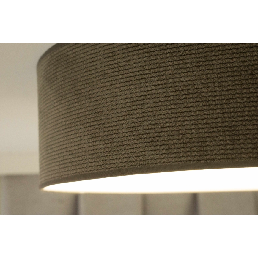 Duolla - LED stropno svetlo CORTINA LED/26W/230V prečnik 45 cm 4000K braon