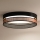 Duolla - LED stropno svetlo ROLLER DUO SHINY LED/24W/230V prečnik 45 cm crna/bakarna