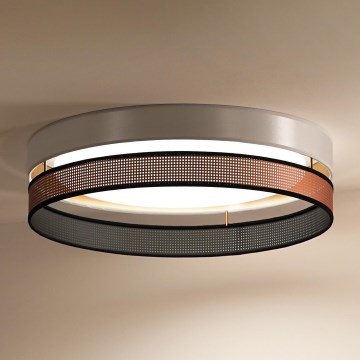 Duolla - LED stropno svetlo ROLLER DUO SHINY LED/24W/230V Ø 45 cm belo/bakarno