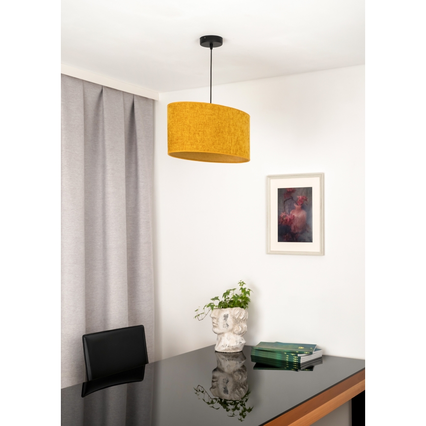 Duolla - Luster na kablu OVAL 1xE27/15W/230V braon