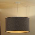 Duolla - Luster na kablu ROLLER ECO RECYCLING 1xE27/15W/230V prečnik 45 cm braon