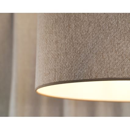 Duolla - Luster na kablu ROLLER ECO RECYCLING 1xE27/15W/230V prečnik 45 cm braon