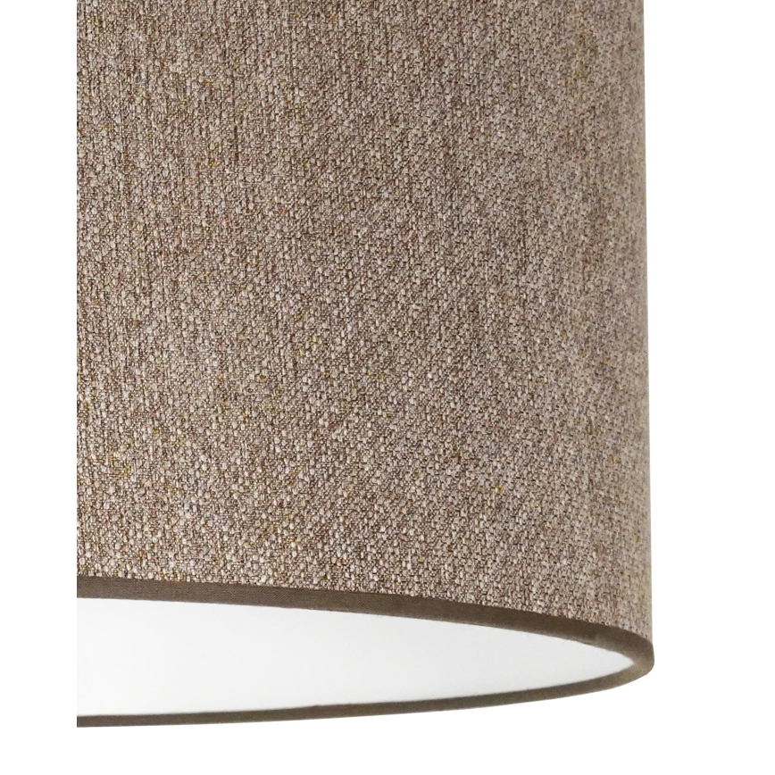 Duolla - Luster na kablu ROLLER ECO RECYCLING 1xE27/15W/230V prečnik 45 cm braon