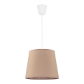 Duolla - Luster na lanku SOLO 1xE27/40W/230V pr. 24 cm bež