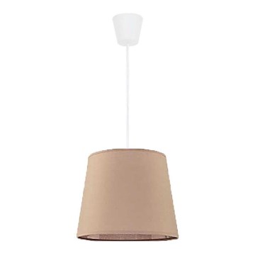 Duolla - Luster na lanku SOLO 1xE27/40W/230V pr. 24 cm bež