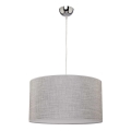 Duolla - Luster na sajli ALTO 1xE27/40W/230V prečnik 45 cm siva