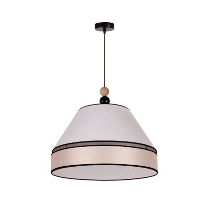 Duolla - Luster na sajli AVIGNON 1xE27/15W/230V prečnik 60 cm bež