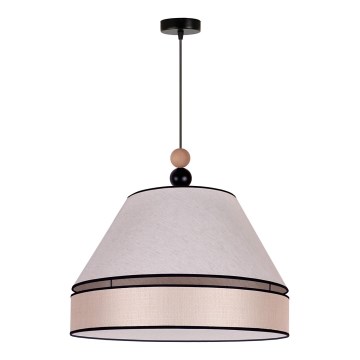 Duolla - Luster na sajli AVIGNON 1xE27/15W/230V prečnika 50 cm bež