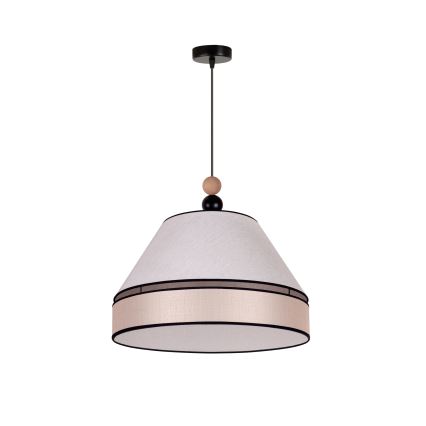 Duolla - Luster na sajli AVIGNON 1xE27/15W/230V prečnika 50 cm bež