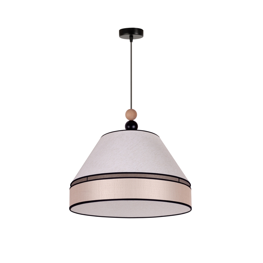 Duolla - Luster na sajli AVIGNON 1xE27/15W/230V prečnika 50 cm bež
