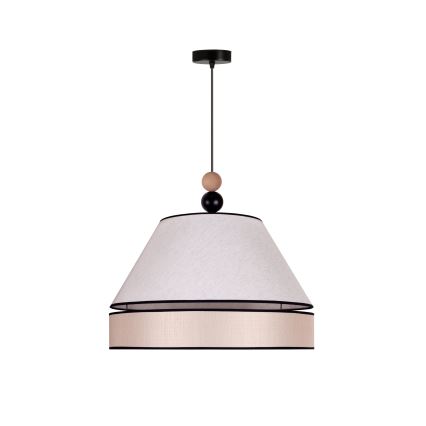 Duolla - Luster na sajli AVIGNON 1xE27/15W/230V prečnika 50 cm bež