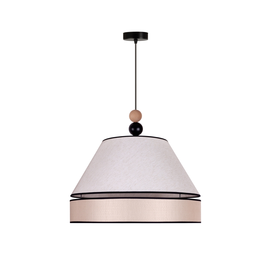 Duolla - Luster na sajli AVIGNON 1xE27/15W/230V prečnika 50 cm bež
