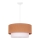 Duolla - Luster na sajli BOHO 1x E27/40W/230V, prečnik 45 cm, bež/bela