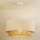 Duolla - Luster na sajli BOHO 1xE27/15W/230V prečnika 60 cm bež/braon